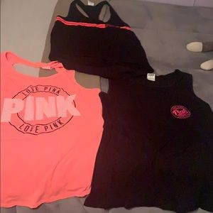 Bundle of 3 PINK tank tops